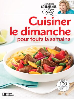 cover image of Cuisiner le dimanche pour toute la semaine